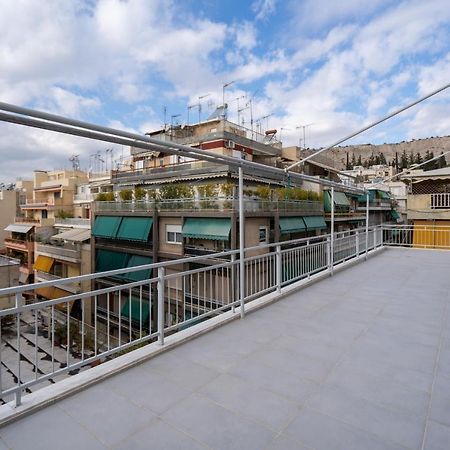 Ferienwohnung Athens Hideout Apt, Big Rooftop With City View Exterior foto