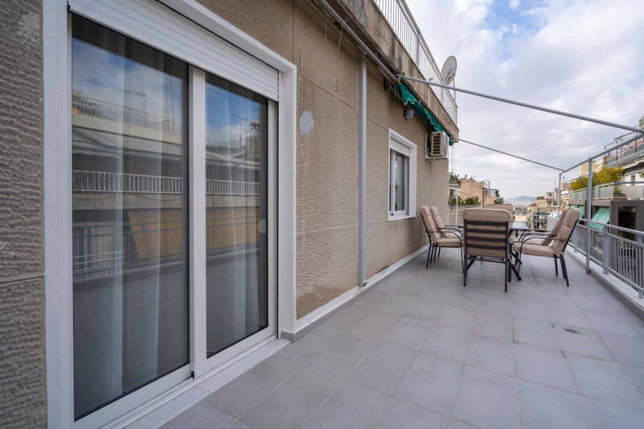 Ferienwohnung Athens Hideout Apt, Big Rooftop With City View Exterior foto