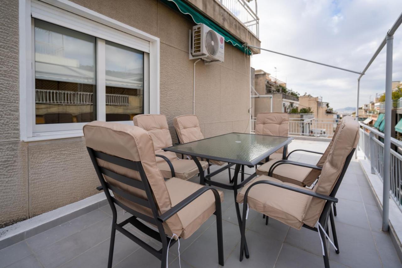 Ferienwohnung Athens Hideout Apt, Big Rooftop With City View Exterior foto